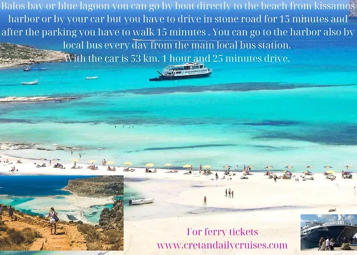 Center Manolia Dream 3 Bedroom 100m Away From The アパート ハニア